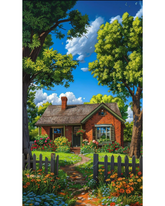 Serenity in bloom Diamond painting kit