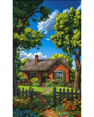 Serenity in bloom Diamond painting kit