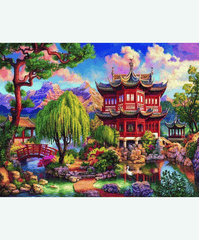 Chinese temple Diamond painting kit