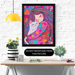 Kitty Cuddle Diamond painting