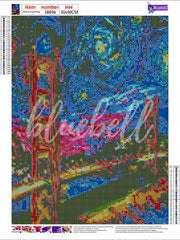 Golden Gate Bridge Diamond painting kit