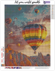 Hot air balloon Diamond painting kit