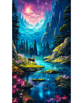Mystical Lake diamond painting