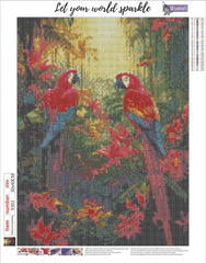 Scarlet Macaw diamond painting