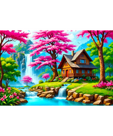 Japanese Village Diamond painting kit