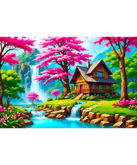 Japanese Village Diamond painting kit