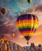 Hot air balloon Diamond painting kit