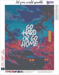 Motivation quote Diamond painting kit