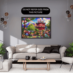 Chinese temple Diamond painting kit