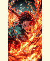 Tanjiro Diamond painting kit