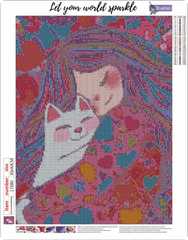 Kitty Cuddle Diamond painting