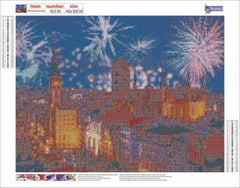 Festive Skyline Diamond painting kit