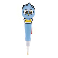 Cartoon Face Diamond Drill Pen With LED Light