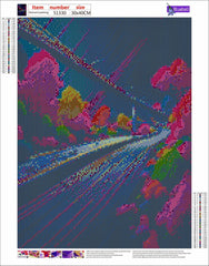 Starlit Boulevard Diamond painting kit