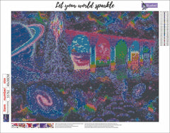 Psychedelic art Diamond painting kit