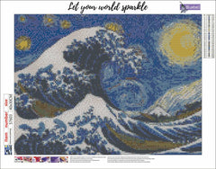 The Great Wave of Kangawa Diamond painting kit