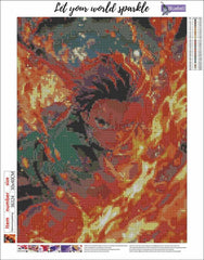 Tanjiro Diamond painting kit