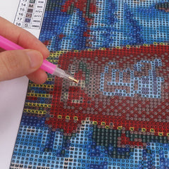 Santa Truck Diamond painting kit