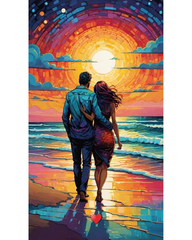 Beach love walk