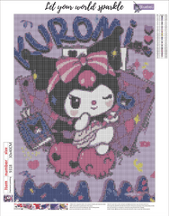 Kuromi Diamond painting kit