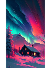 Celestial aurora Diamond painting kit