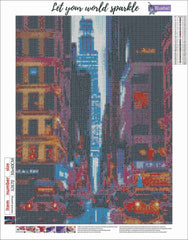 Neon New York Diamond painting kit
