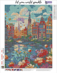 Amsterdam tranquility Diamond painting kit