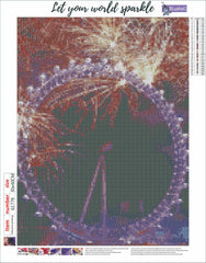 London fireworks Diamond painting kit