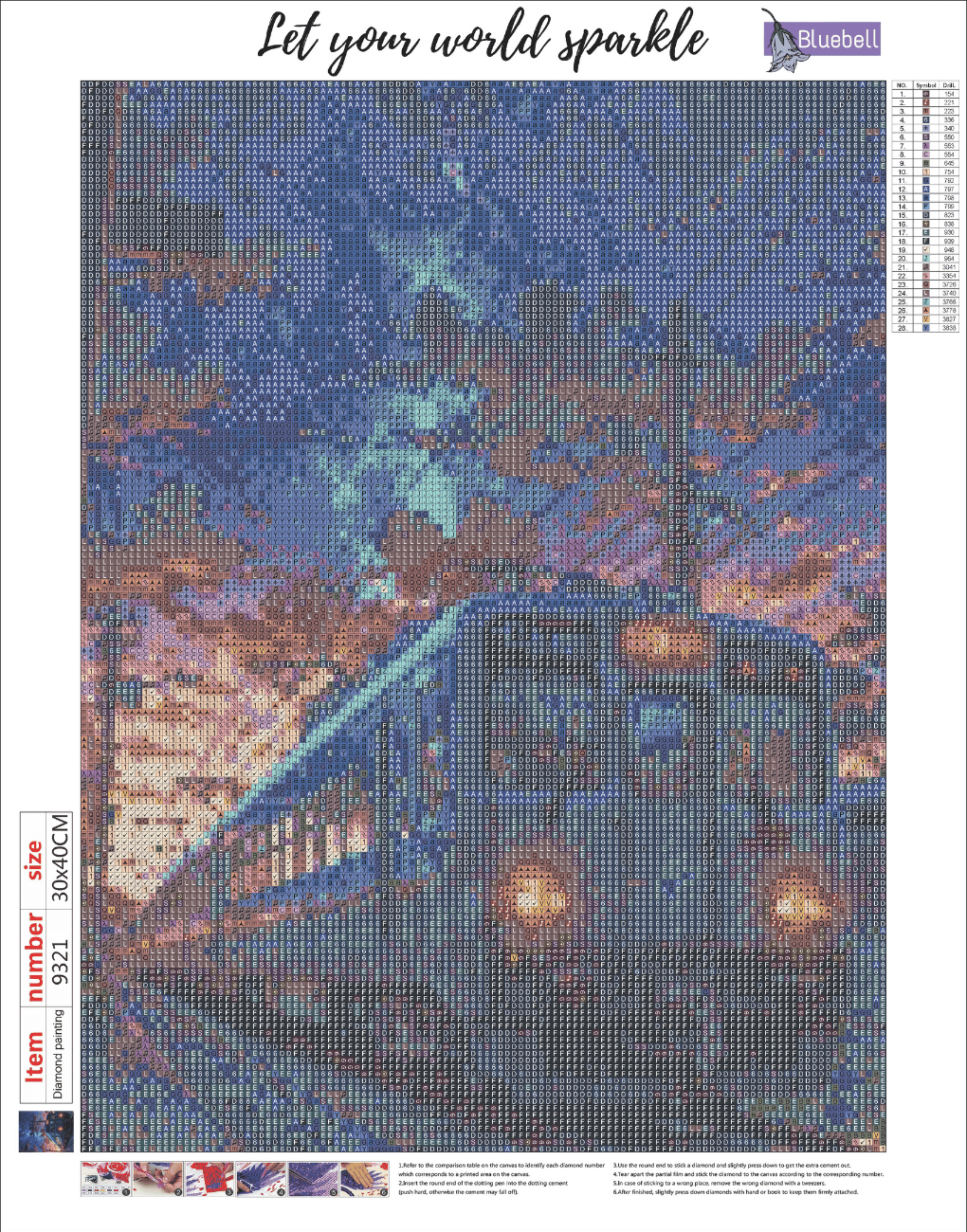 Tokyo train diamond painting kit