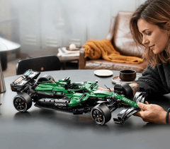 Aston Martin Aramco F1 Team Building Block Car – 1,547 Pieces