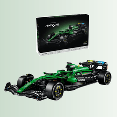 Aston Martin Aramco F1 Team Building Block Car – 1,547 Pieces
