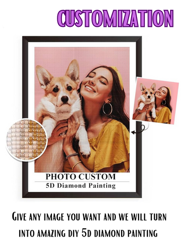 Custom Diamond Painting From Your Photo