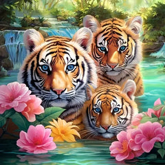 Tigers Diamond painting kit